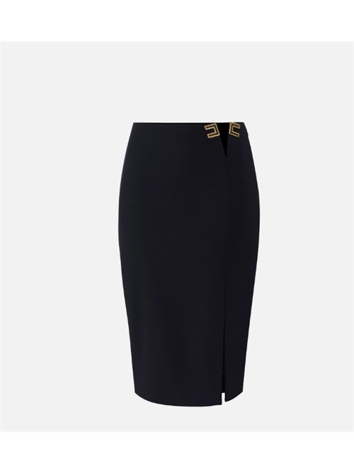 LOGO DETAIL SKIRT ELISABETTA FRANCHI | GO14761E2110 nero